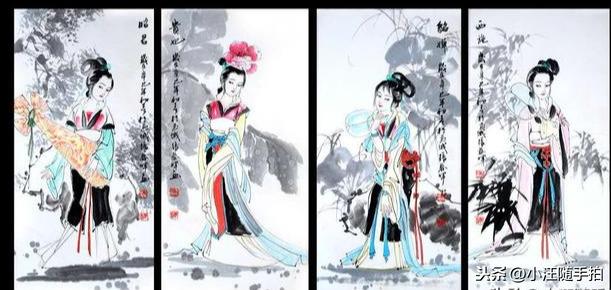 中國著名的十大系列人物和代表作品