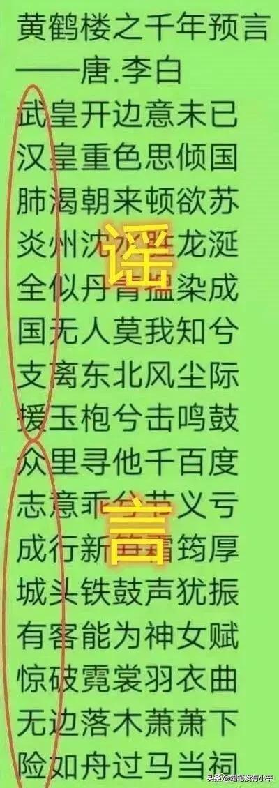 李白的“预言诗”中你最佩服哪一首