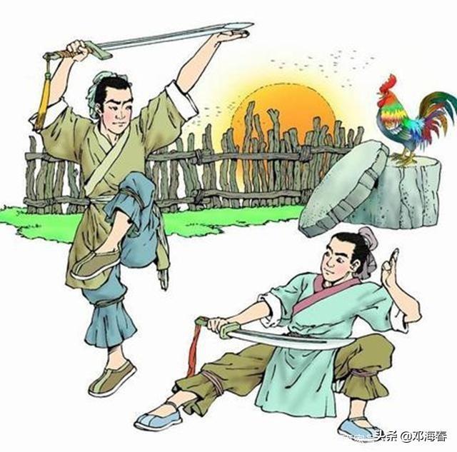 南北相望，殊途同归：两位主人公闻鸡起舞