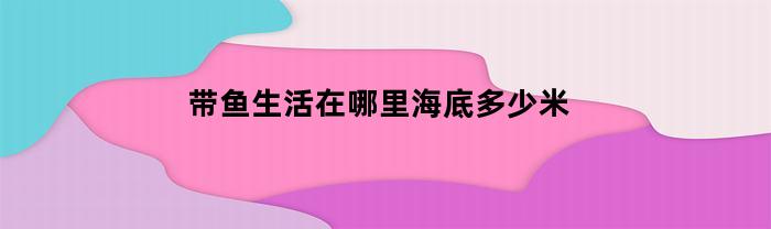 帶魚生活在哪里？