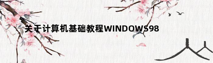 Windows 98和Office 2000的简介及特点